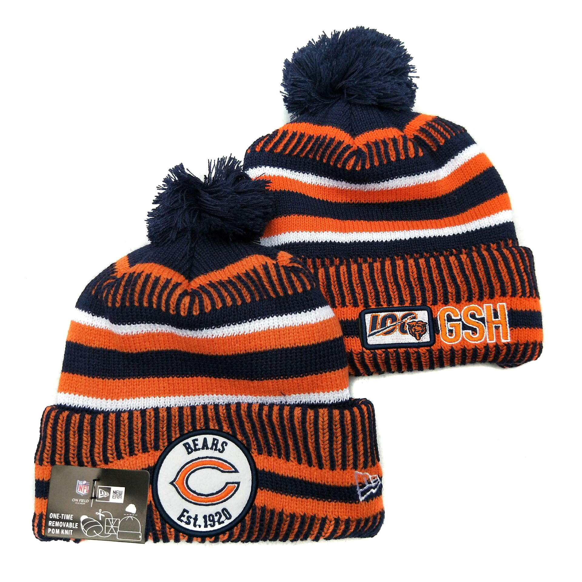 Chicago Bears Knit Hats 030