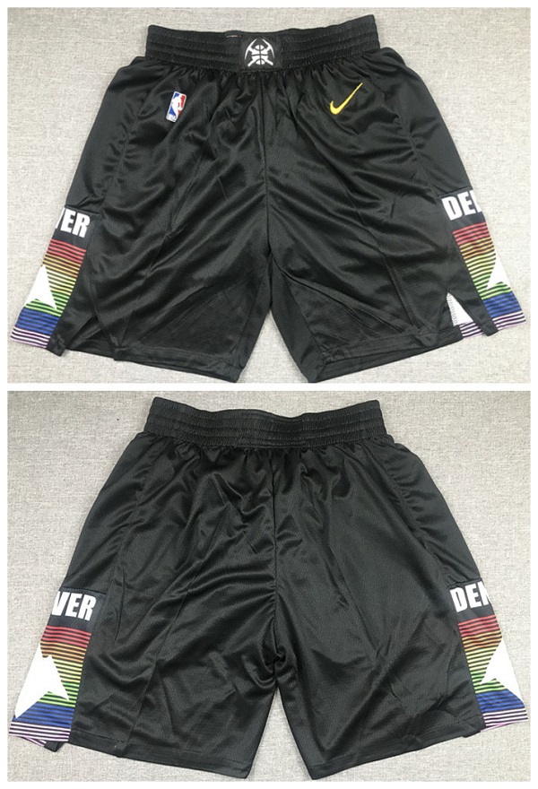 Men's Denver Nuggets Black Shorts (Run Small) Men's Denver Nuggets Black Shorts (Run Small)