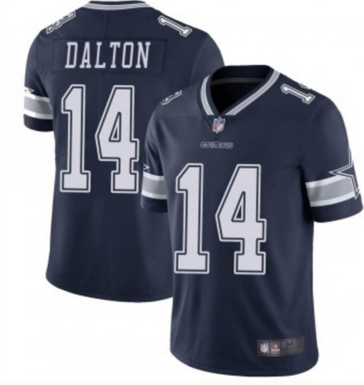 Men's Dallas Cowboys #14 Andy Dalton Navy NFL Vapor Untouchable Limited Stitched Jersey