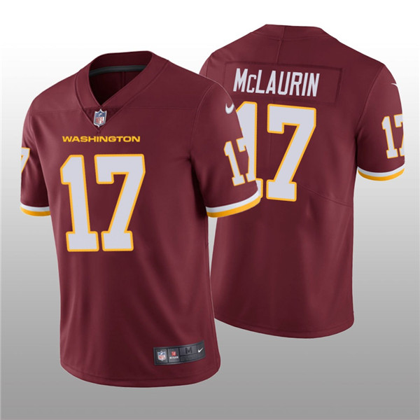 Men's Washington Football Team #17 Terry McLaurin Red NFL Vapor Untouchable Limited Stitched Jersey
