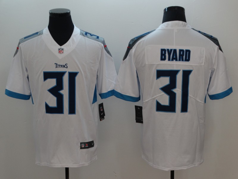 Men's NFL Tennessee Titans #31 Kevin Byard White New 2018 Vapor Untouchable Limited Stitched Jersey Men's NFL Tennessee Titans #31 Kevin Byard White New 2018 Vapor Untouchable Limited Stitched Jersey