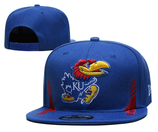 Kansas Jayhawks Stitched Snapback Hats 001