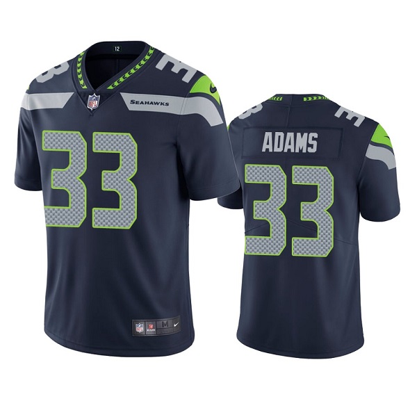 Men's Seattle Seahawks #33 Jamal Adams Navy NFL Vapor Untouchable Limited Stitched Jersey