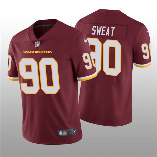 Men's Washington Football Team #90 Montez Sweat Red NFL Vapor Untouchable Limited Stitched Jersey