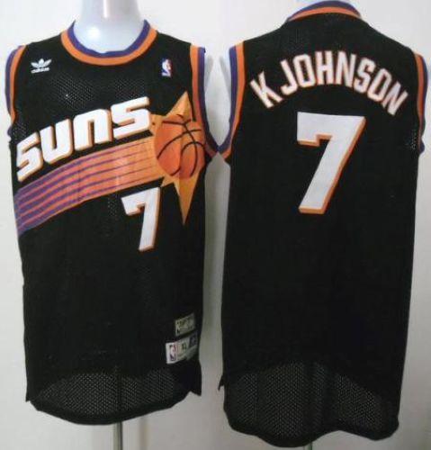 Suns #7 Kevin Johnson Black Throwback Stitched NBA Jersey Suns #7 Kevin Johnson Black Throwback Stitched NBA Jersey
