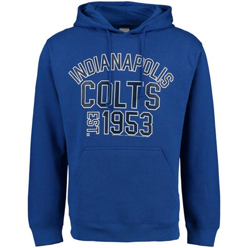 Men's Indianapolis Colts Royal Blue NFL End Around Pullover Hoodie