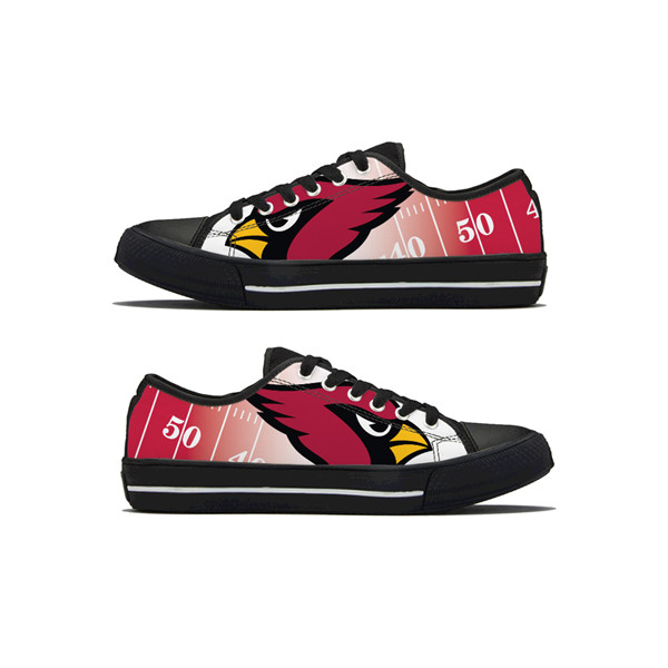 Men's Arizona Cardinals Low Top Canvas Sneakers 005 Men's Arizona Cardinals Low Top Canvas Sneakers 005