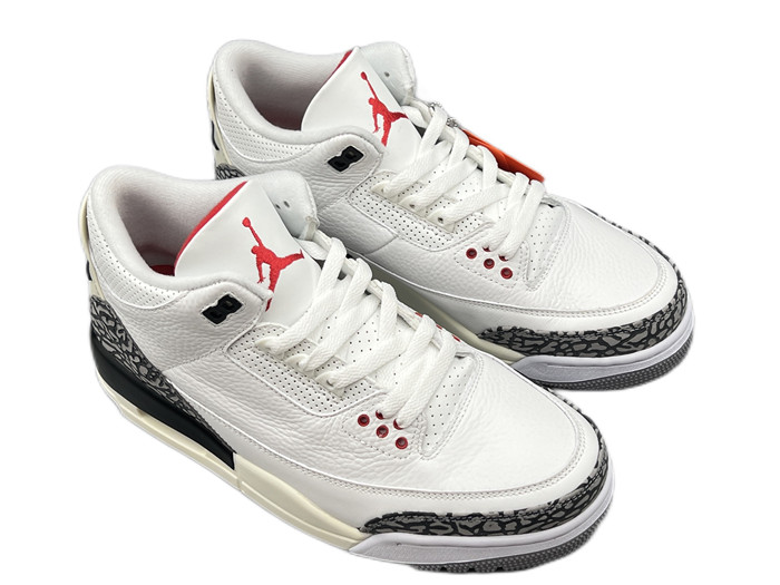 Men's Running weapon Air Jordan 3 White/Black Shoes 072 Men's Running weapon Air Jordan 3 White/Black Shoes 072