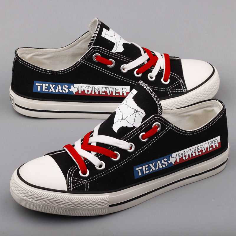 Women's Hoston Texans Repeat Print Low Top Sneakers 003