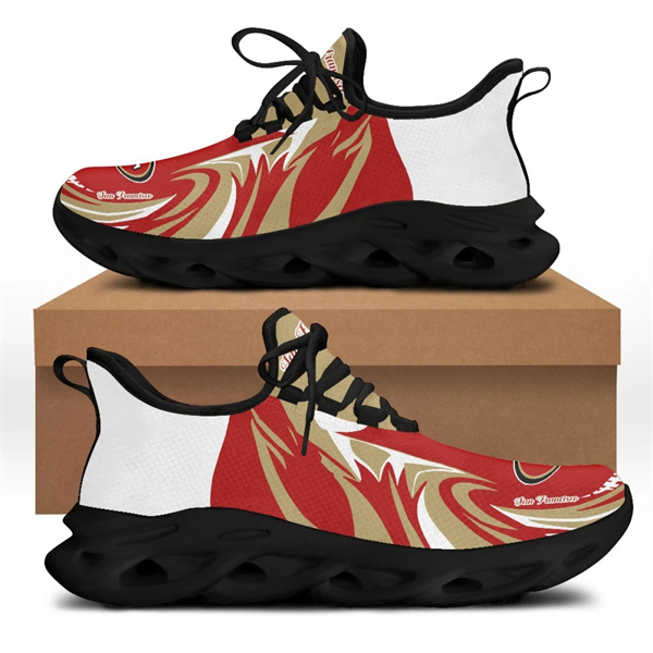 Men's San Francisco 49ers Flex Control Sneakers 0015 Men's San Francisco 49ers Flex Control Sneakers 0015