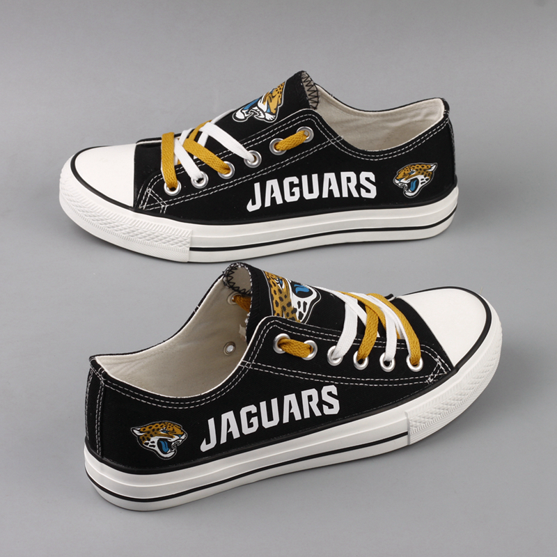 Women's Jacksonville Jaguars Repeat Print Low Top Sneakers 002