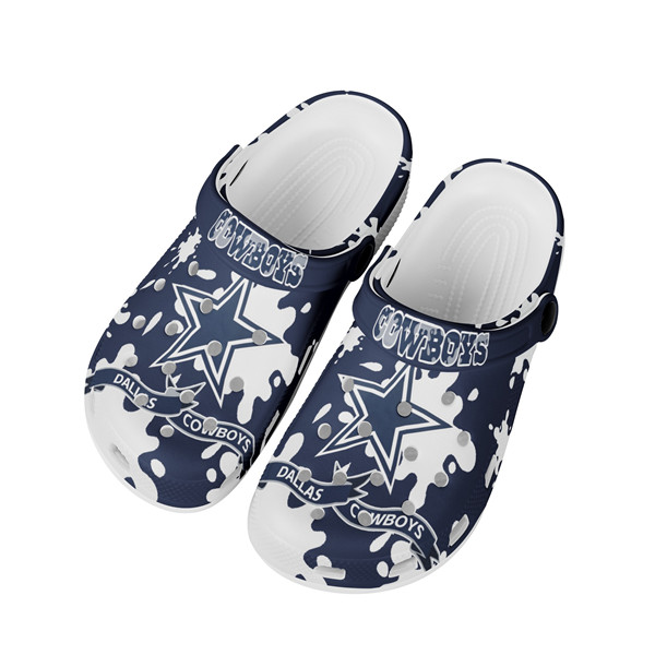 Men's Dallas Cowboys Bayaband Clog Shoes 002 Men's Dallas Cowboys Bayaband Clog Shoes 002