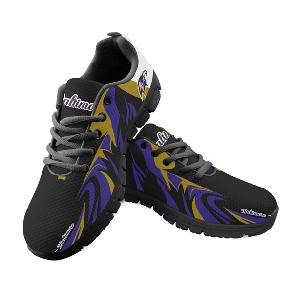 Women's Baltimore Ravens AQ Running Shoes 005 Women's Baltimore Ravens AQ Running Shoes 005