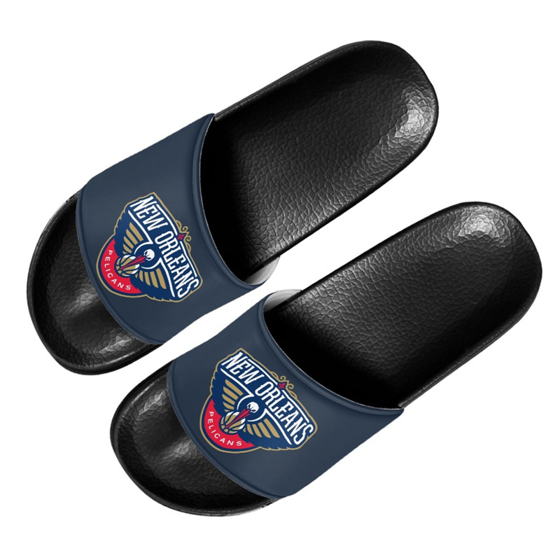 Men's New Orleans Pelicans Flip Flops 001