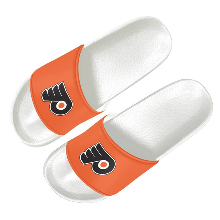 Women's Philadelphia Flyers Flip Flops 001