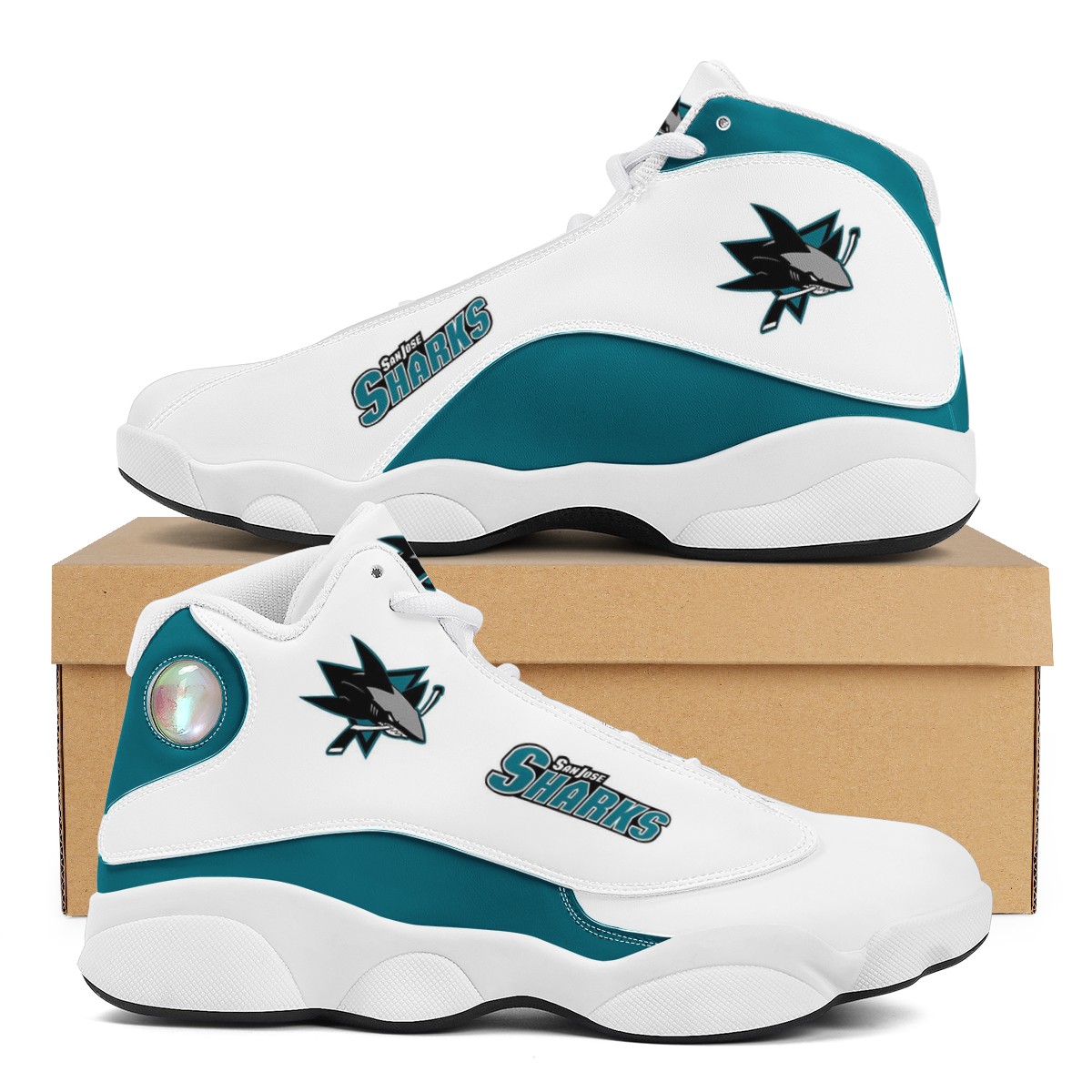 Women's San Jose Sharks Limited Edition JD13 Sneakers 001