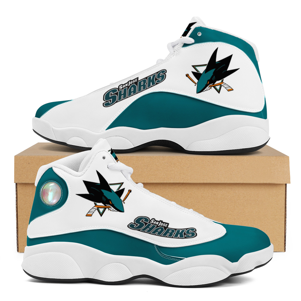 Women's San Jose Sharks Limited Edition JD13 Sneakers 003