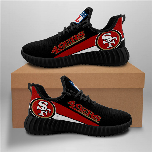 Women's San Francisco 49ers Mesh Knit Sneakers/Shoes 001