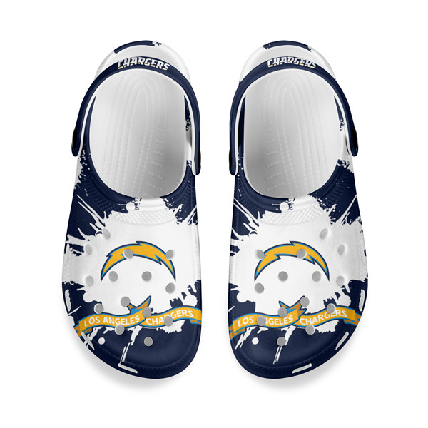 Women's Los Angeles Chargers Bayaband Clog Shoes 001