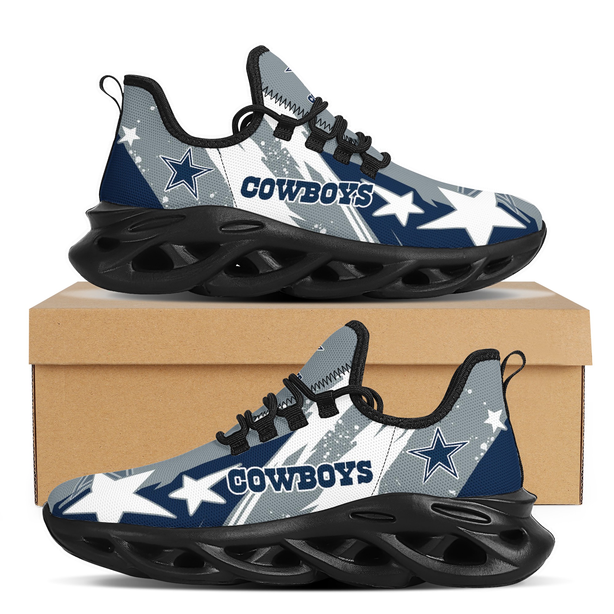 Women's Dallas Cowboys Flex Control Sneakers 0011