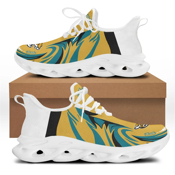 Men's Jacksonville Jaguars Flex Control Sneakers 004 Men's Jacksonville Jaguars Flex Control Sneakers 004