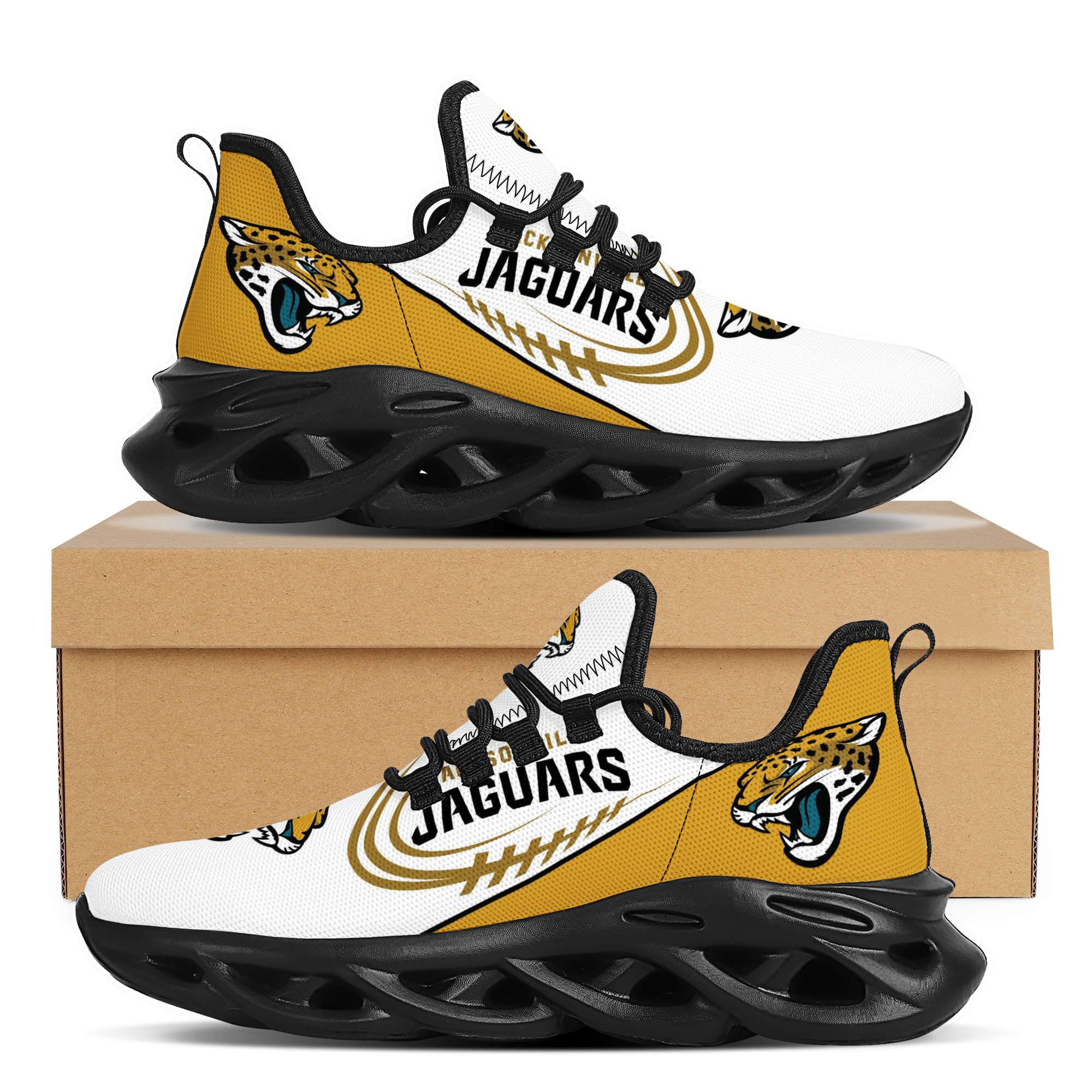 Men's Jacksonville Jaguars Flex Control Sneakers 001 Men's Jacksonville Jaguars Flex Control Sneakers 001