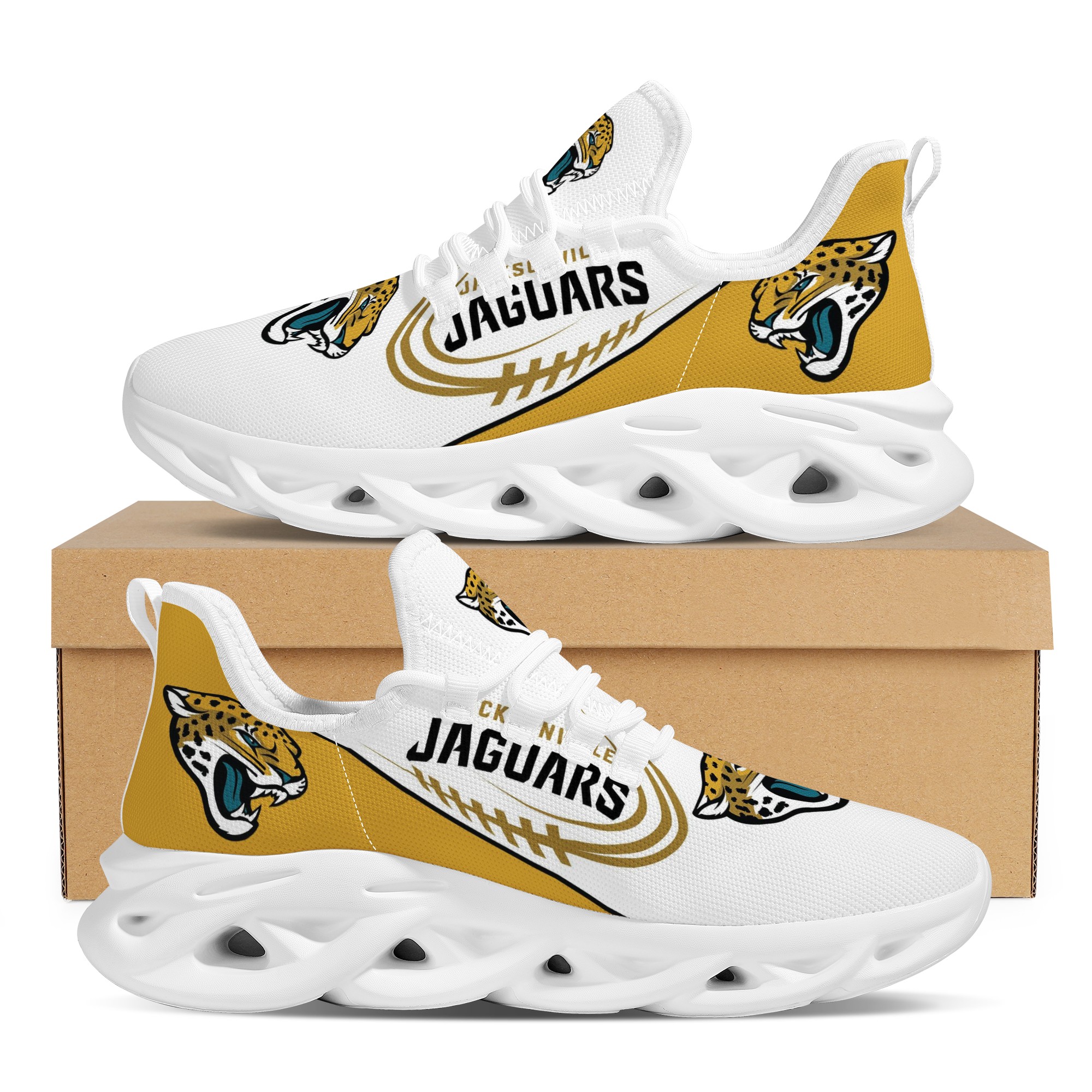Men's Jacksonville Jaguars Flex Control Sneakers 002 Men's Jacksonville Jaguars Flex Control Sneakers 002