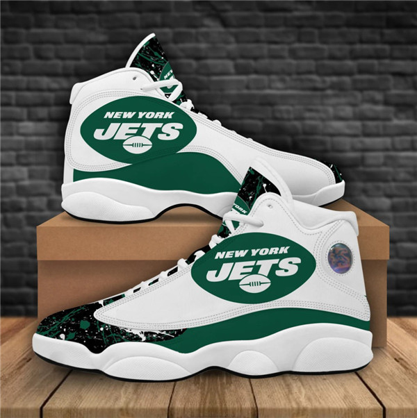 Men's New York Jets Limited Edition JD13 Sneakers 001 Men's New York Jets Limited Edition JD13 Sneakers 001