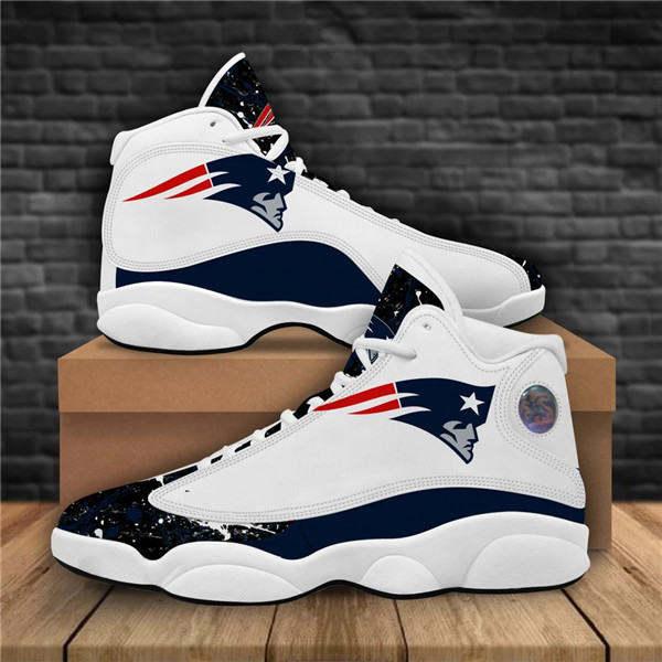 Women's New England Patriots Limited Edition JD13 Sneakers 001 Women's New England Patriots Limited Edition JD13 Sneakers 001