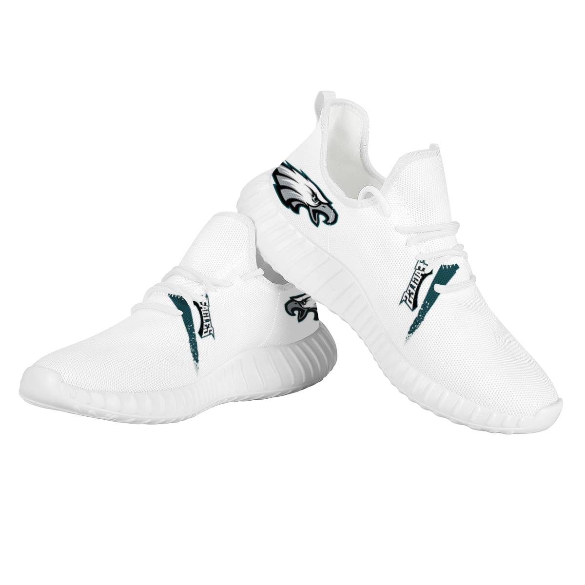 Women's Philadelphia Eagles Mesh Knit Sneakers/Shoes 010