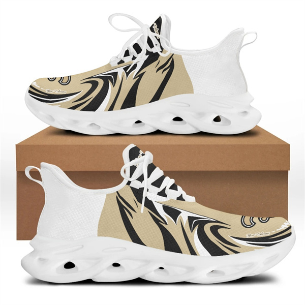 Women's New Orleans Saints Flex Control Sneakers 0012 Women's New Orleans Saints Flex Control Sneakers 0012