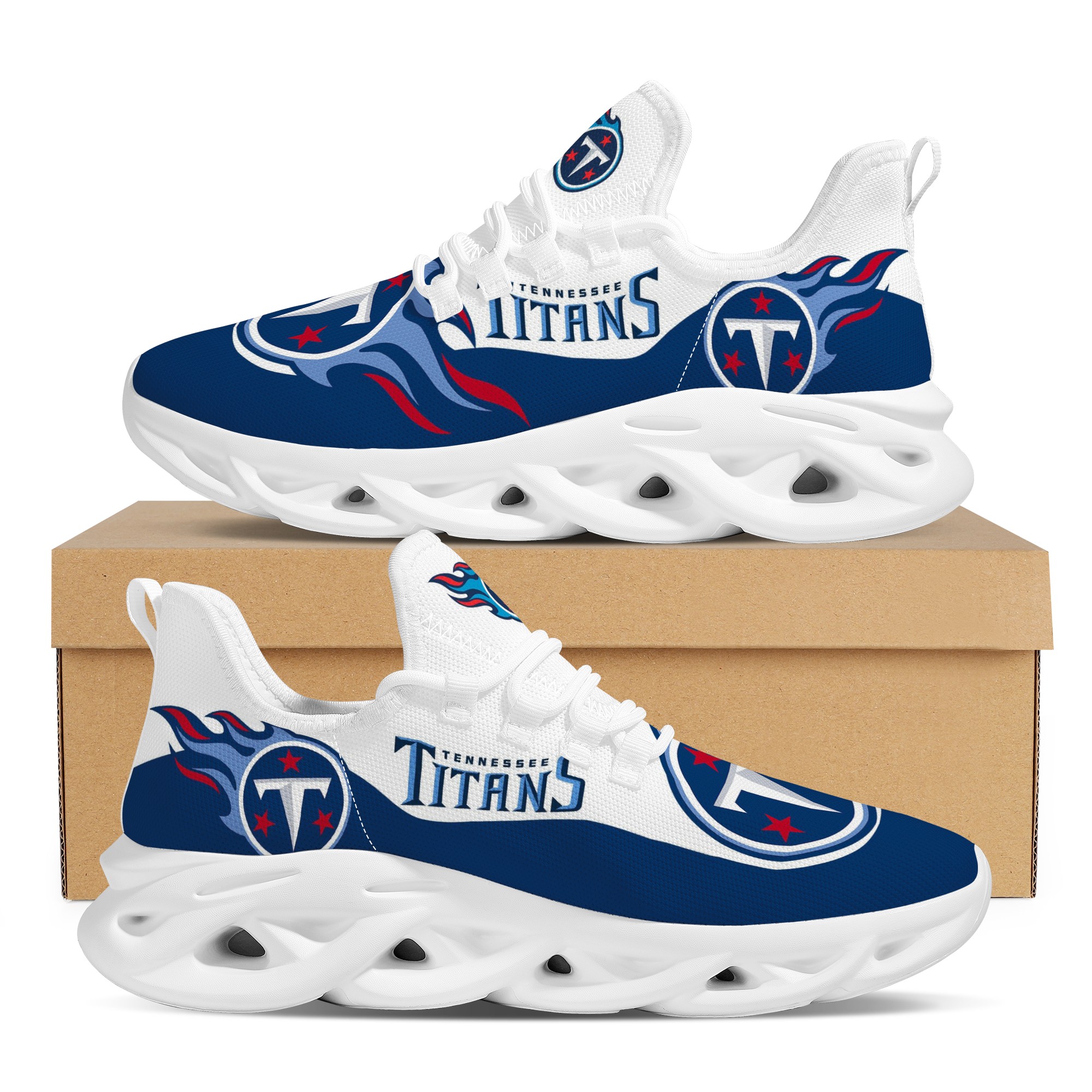 Women's Tennessee Titans Flex Control Sneakers 002 Women's Tennessee Titans Flex Control Sneakers 002