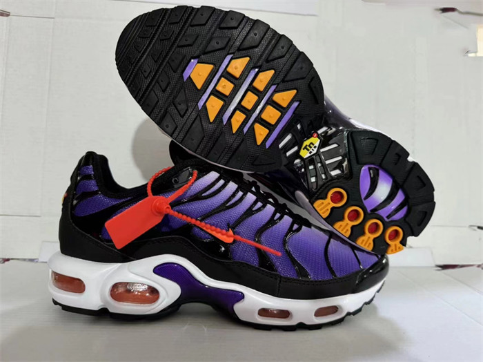 Women's Hot sale Running weapon Air Max TN Purple/Black Shoes 0085