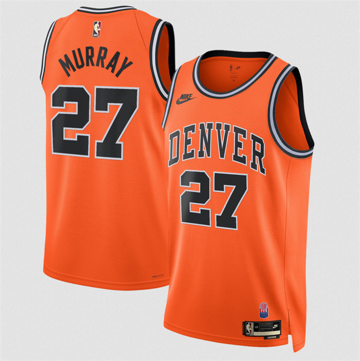 Men's Denver Nuggets #27 Jamal Murray Orange 2026/27 Classic Edition Stitched Basketball Jersey