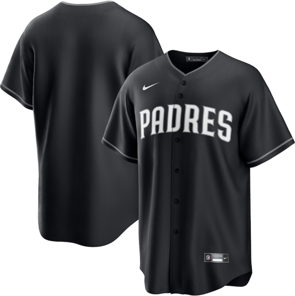 Men's San Diego Padres Blank Black Lights Out Limited Stitched Baseball Jersey Men's San Diego Padres Blank Black Lights Out Limited Stitched Baseball Jersey