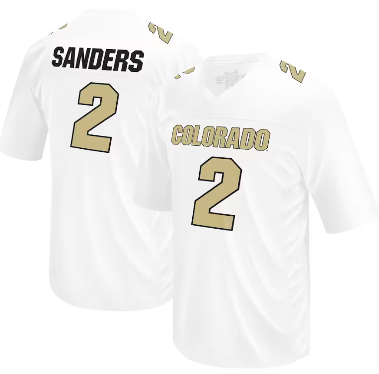 Men's Colorado Buffaloes Active Player Custom White Stitched Football Jersey