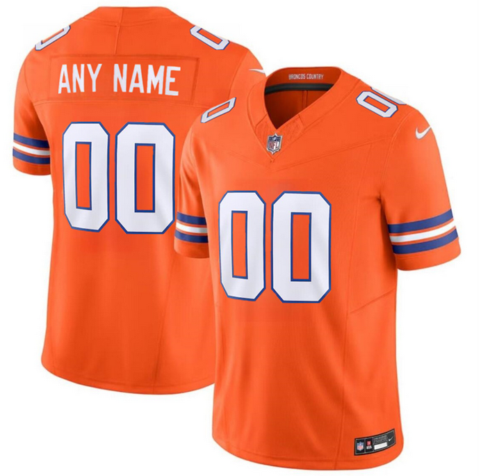 Toddler Denver Broncos Active Player Custom Orange F.U.S.E. Mile High Collection 1977 Throwback Vapor Limited Stitched Football Jersey Toddler Denver Broncos Active Player Custom Orange F.U.S.E. Mile High Collection 1977 Throwback Vapor Limited Stitched Football Jersey