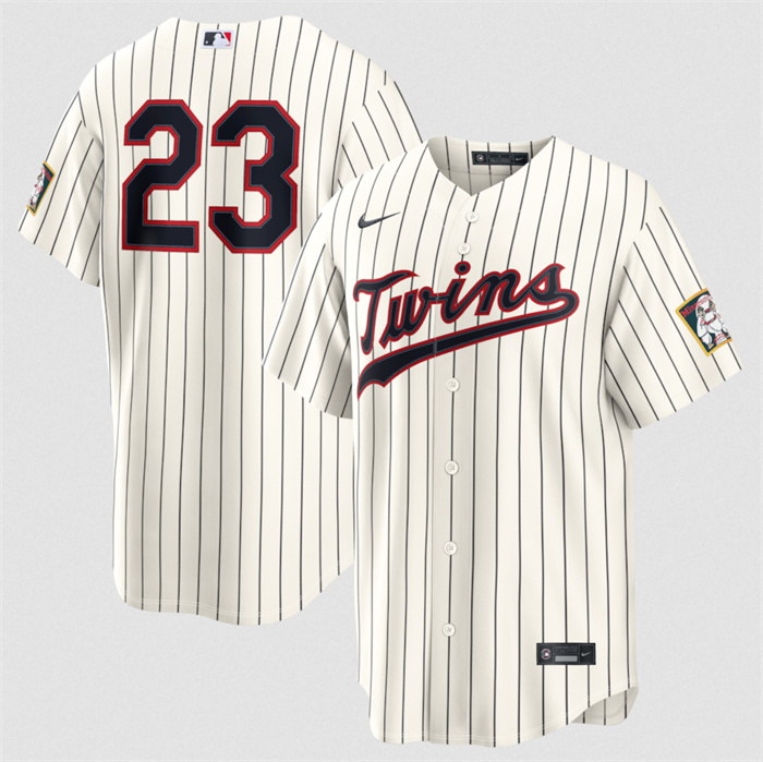Men's Minnesota Twins #23 Royce Lewis Cream 2026 Field of Dreams Stadium Stitched Baseball Jersey