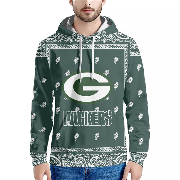Men's Green Bay Packers Green Pullover Hoodie Men's Green Bay Packers Green Pullover Hoodie