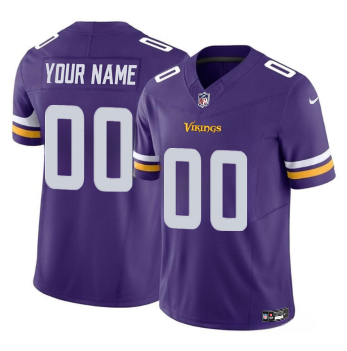 Youth Minnesota Vikings Active Player Custom Purple 2023 F.U.S.E. Vapor Limited Stitched Football Jersey Youth Minnesota Vikings Active Player Custom Purple 2023 F.U.S.E. Vapor Limited Stitched Football Jersey