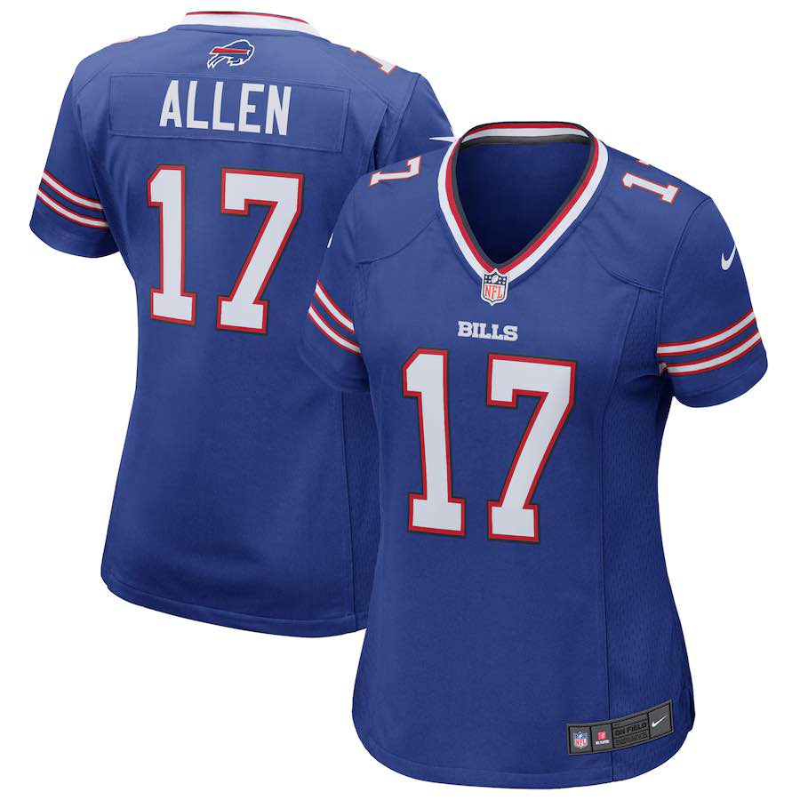 Nike Bills #17 Josh Allen Royal Blue Team Color Women's Stitched NFL Vapor Untouchable Limited Jersey Nike Bills #17 Josh Allen Royal Blue Team Color Women's Stitched NFL Vapor Untouchable Limited Jersey