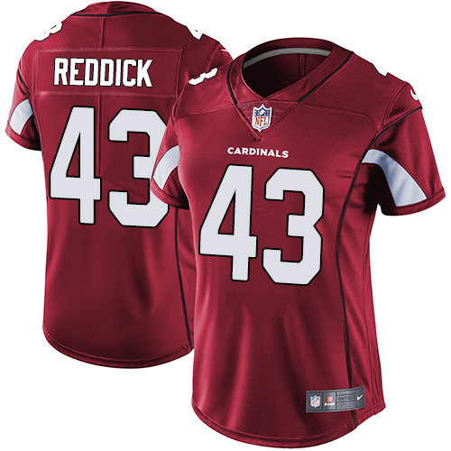 Nike Cardinals #43 Haason Reddick Red Team Color Women's Stitched NFL Vapor Untouchable Limited Jersey