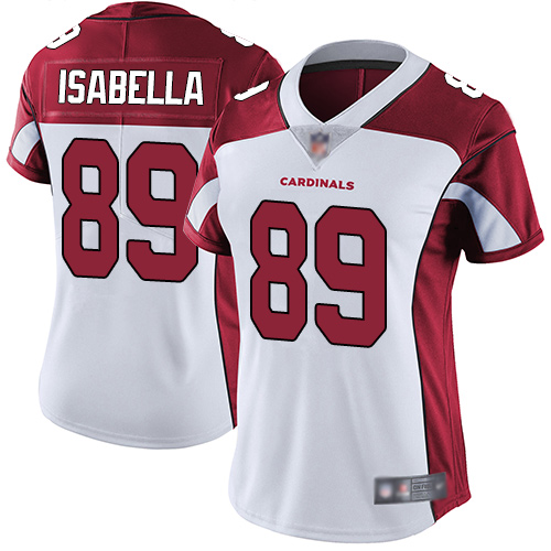 Nike Cardinals #89 Andy Isabella White Women's Stitched NFL Vapor Untouchable Limited Jersey Nike Cardinals #89 Andy Isabella White Women's Stitched NFL Vapor Untouchable Limited Jersey
