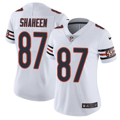 Nike Bears #87 Adam Shaheen White Women's Stitched NFL Vapor Untouchable Limited Jersey Nike Bears #87 Adam Shaheen White Women's Stitched NFL Vapor Untouchable Limited Jersey