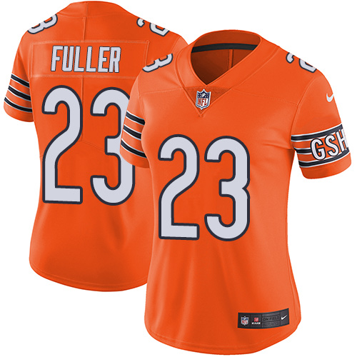 Nike Bears #23 Kyle Fuller Orange Women's Stitched NFL Limited Rush Jersey Nike Bears #23 Kyle Fuller Orange Women's Stitched NFL Limited Rush Jersey