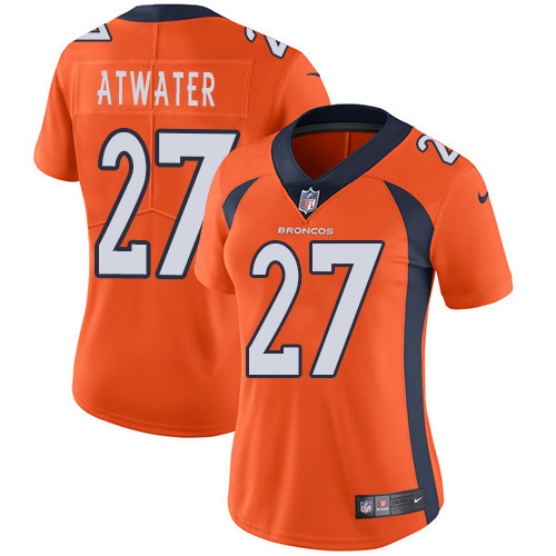 Nike Broncos #27 Steve Atwater Orange Team Color Women's Stitched NFL Vapor Untouchable Limited Jersey Nike Broncos #27 Steve Atwater Orange Team Color Women's Stitched NFL Vapor Untouchable Limited Jersey