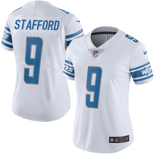 Nike Lions #9 Matthew Stafford White Women's Stitched NFL Vapor Untouchable Limited Jersey Nike Lions #9 Matthew Stafford White Women's Stitched NFL Vapor Untouchable Limited Jersey