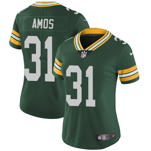 Nike Packers #31 Adrian Amos Green Team Color Women's Stitched NFL Vapor Untouchable Limited Jersey Nike Packers #31 Adrian Amos Green Team Color Women's Stitched NFL Vapor Untouchable Limited Jersey