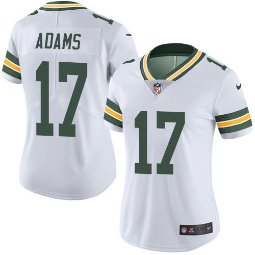 Nike Packers #17 Davante Adams White Women's Stitched NFL Vapor Untouchable Limited Jersey Nike Packers #17 Davante Adams White Women's Stitched NFL Vapor Untouchable Limited Jersey