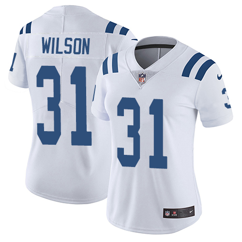 Nike Colts #31 Quincy Wilson White Women's Stitched NFL Vapor Untouchable Limited Jersey Nike Colts #31 Quincy Wilson White Women's Stitched NFL Vapor Untouchable Limited Jersey